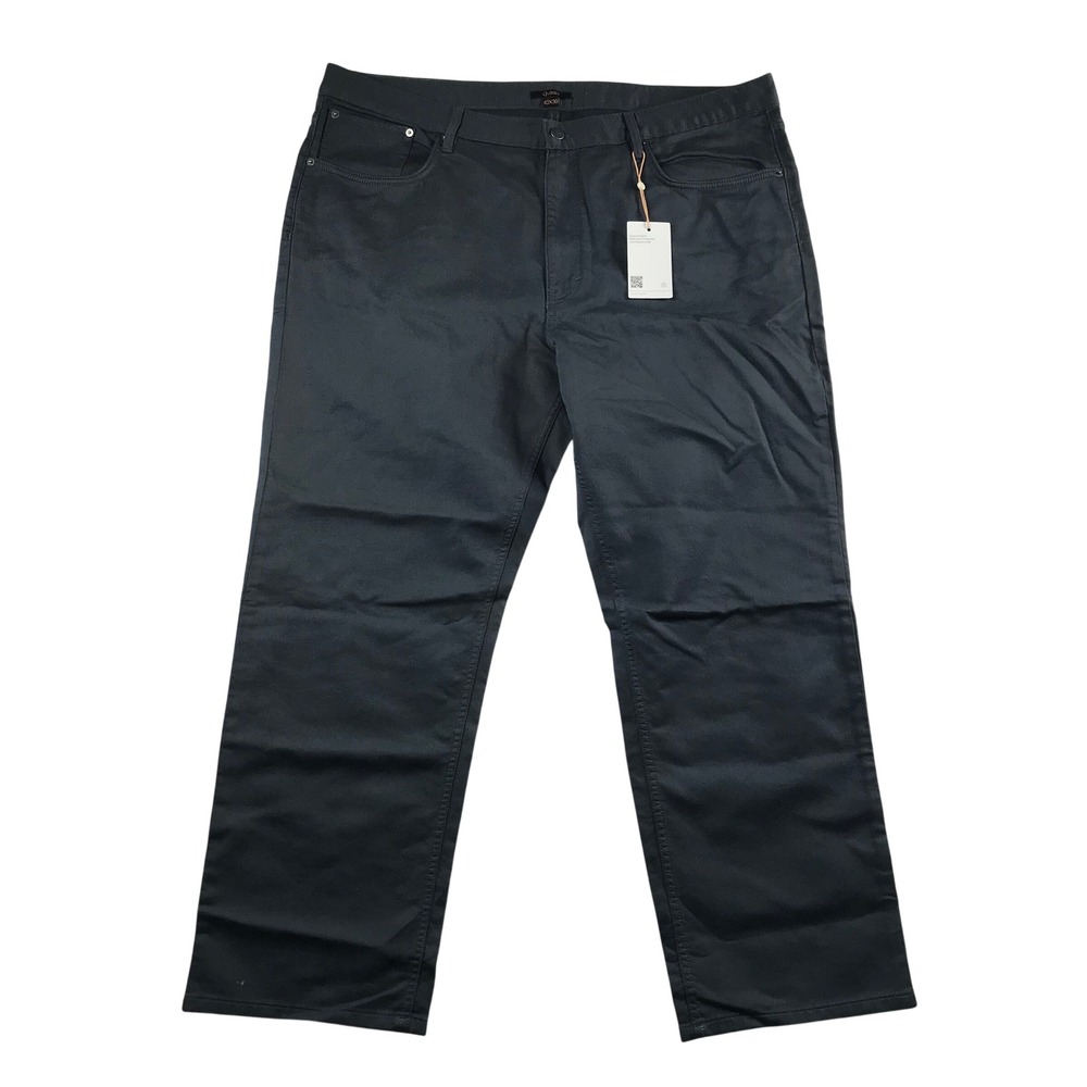 Quince Mens 5-Pocket Straight Leg Pants Charcoal Grey Cotton Stretch 42x30‎ NWT